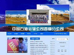 中国石油运输公司西藏分公司网站制作